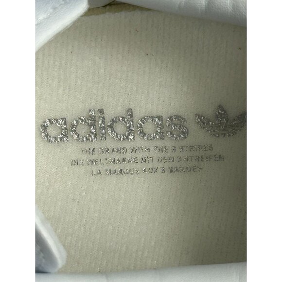 Adidas Unisex Samba OG Shoe in White Metallic Silver - Sz 8.5M / 9.5W - New - Picture 12 of 16